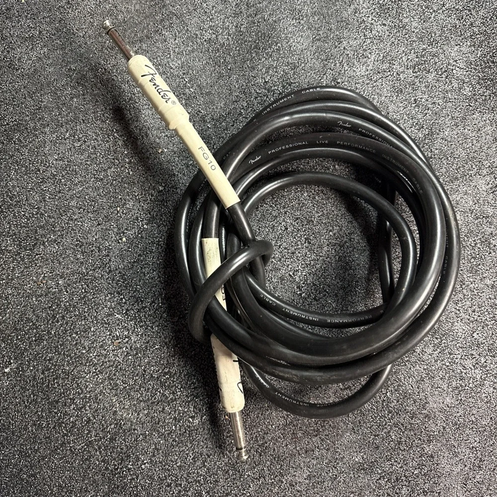 Fender FG10 Guitar Lead Cable Quality Genuine A8